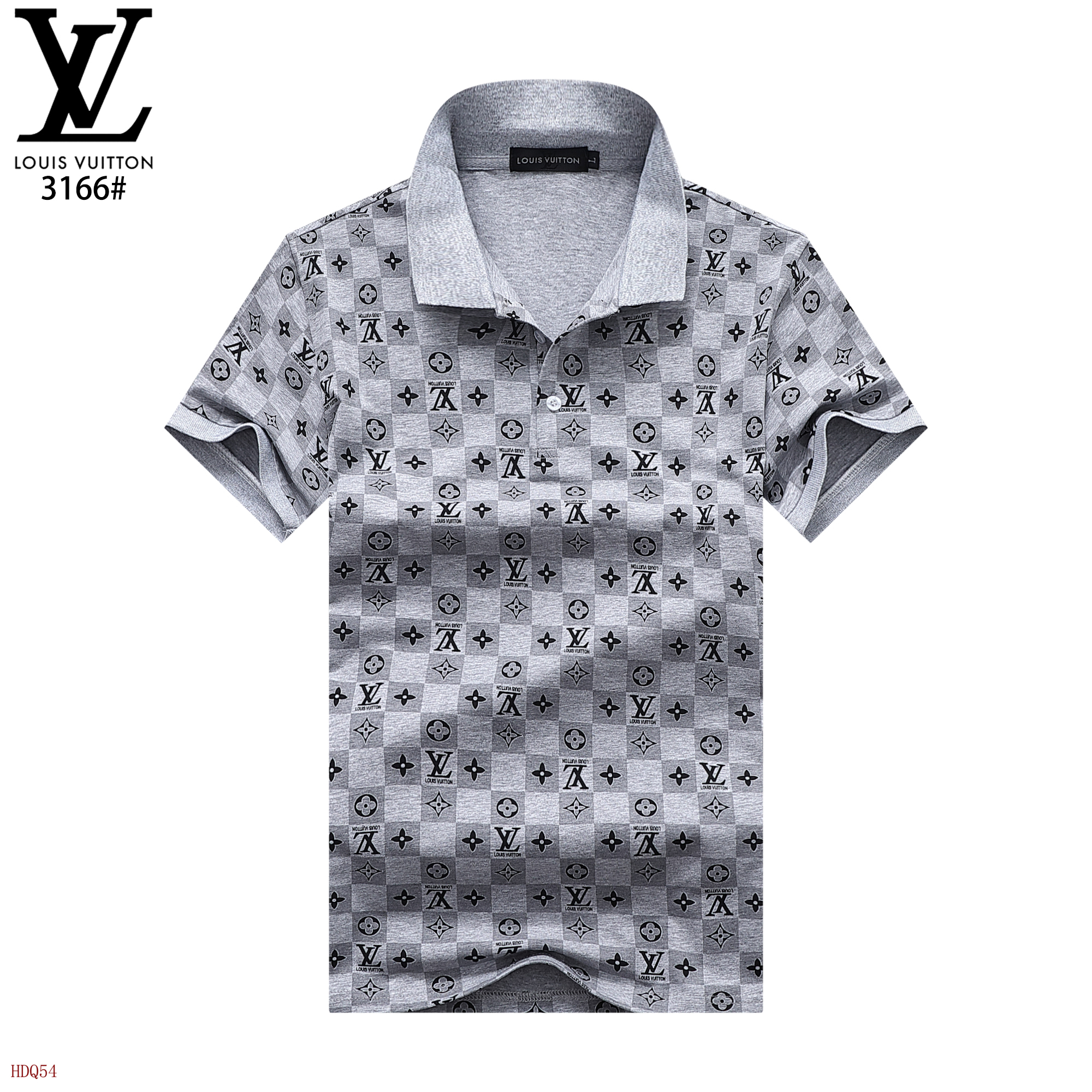 Louis Vuitton POLO shirts men-LV3004P